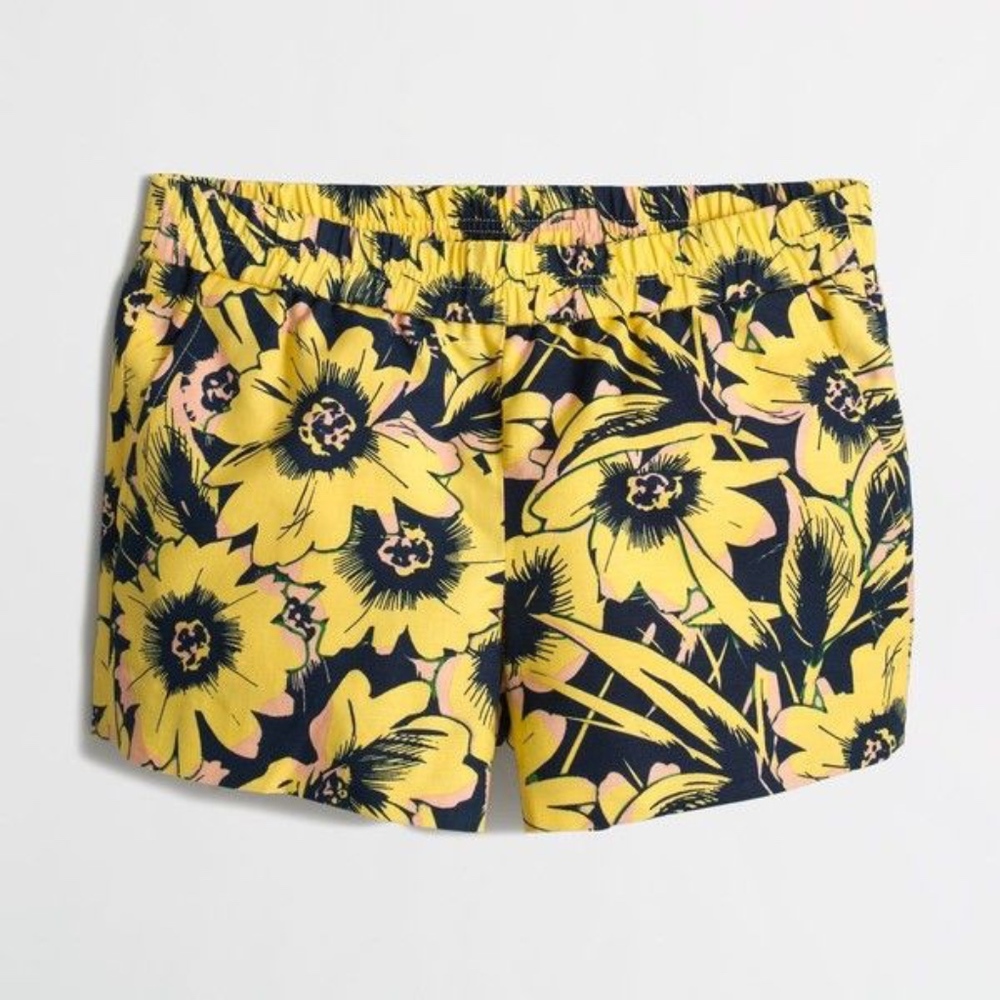 J crew factory pull on elastic boardwalk shorts